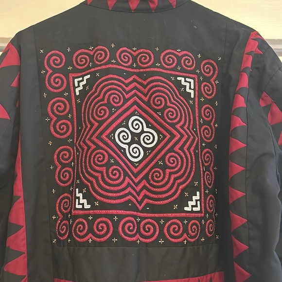 Ethnic quilted open jacket /kimono - Picture 6 of 7